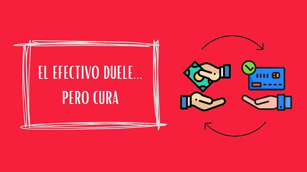 Cuando pagar en efectivo o con tarjeta de credito
