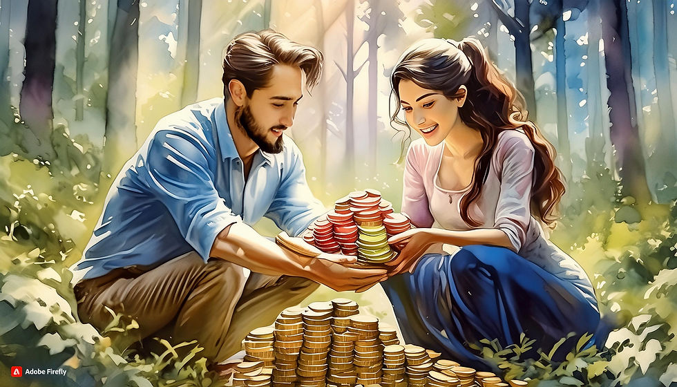 Pareja acumula riqueza