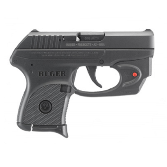 Ruger LCP 380 ACP Black w/Viridian Red Laser