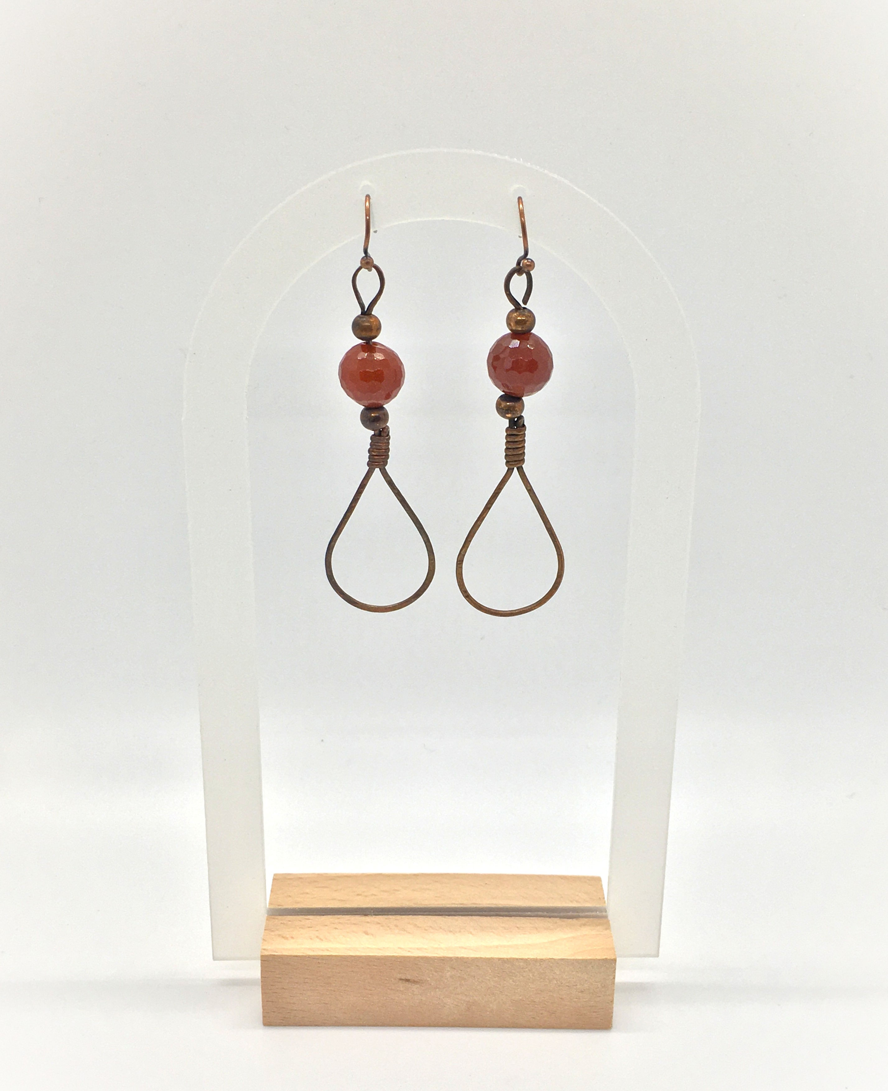 Carnelian Earrings (C524)