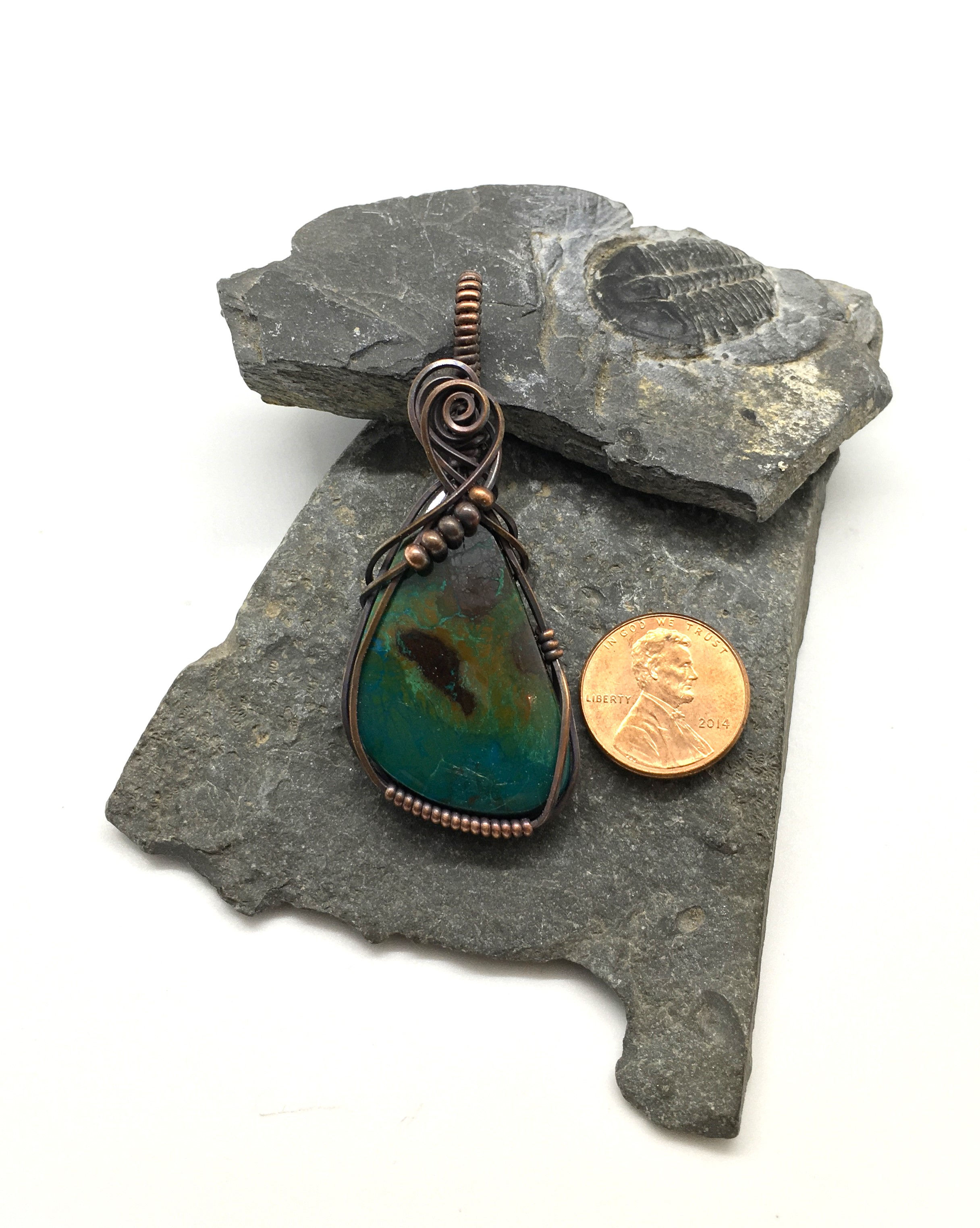 Chrysocolla Pendant (C521)