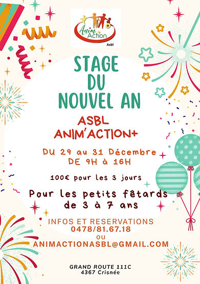 Stage Nouvel An