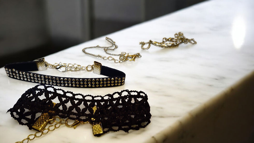 Thumbnail: Discover The Five Piece Bracelet Set at With Love, The Gift Shop. Featuring different fabrics, charms, and beading, these bra