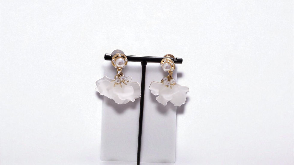 Thumbnail: Elevate any occasion with The Eva Cluster Earrings from With Love. Perfect for any outfit, including a bride's ensemble, they