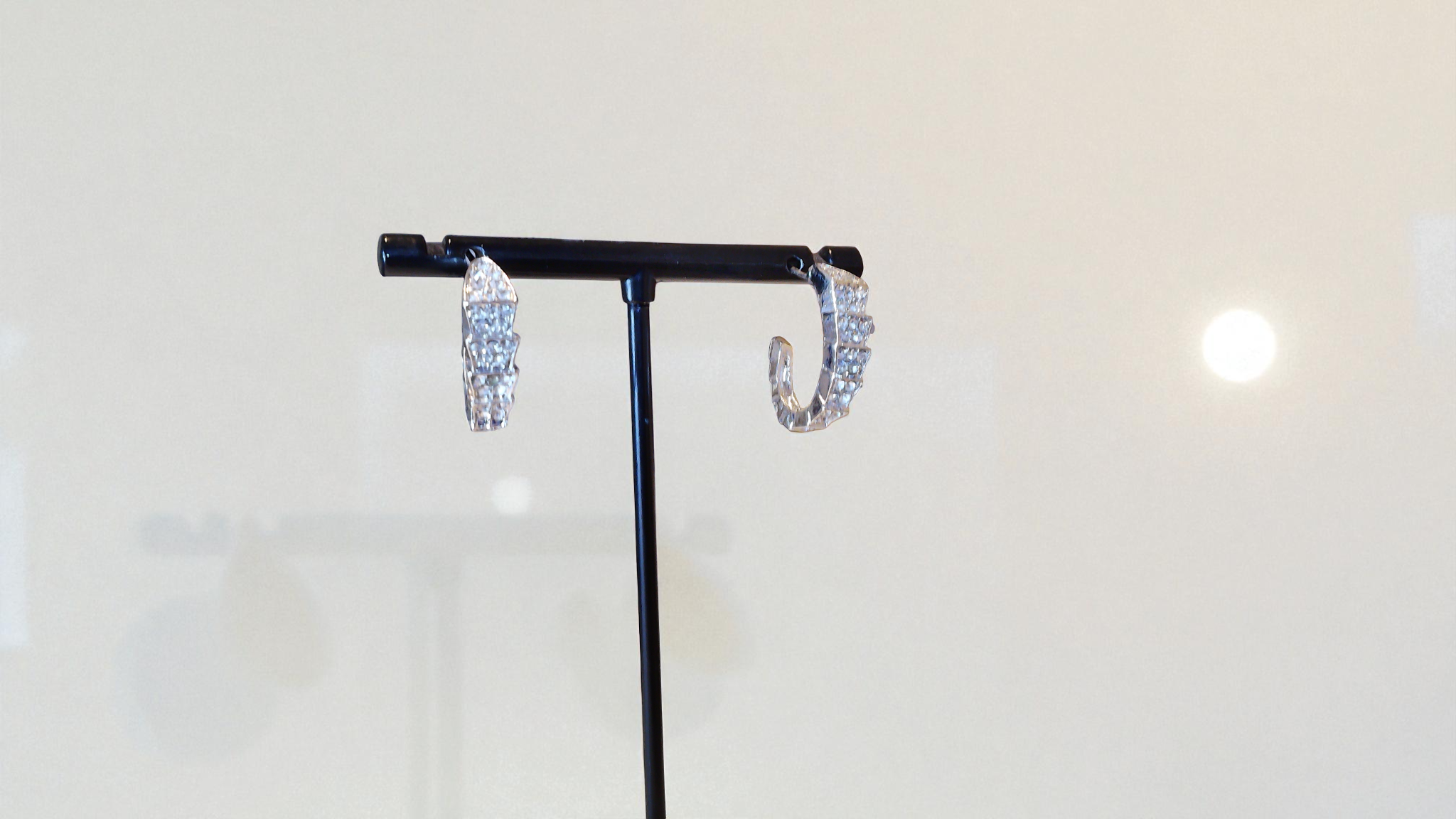 Discover timeless elegance with The Helena Earrings from With Love, The Gift Shop. Gleaming rhinestones in a baguette design