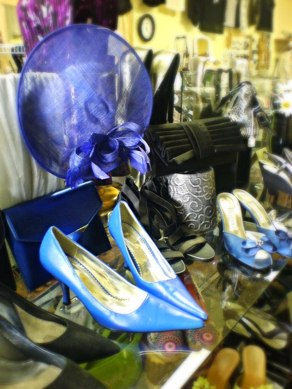 Heels, hats, and handbags