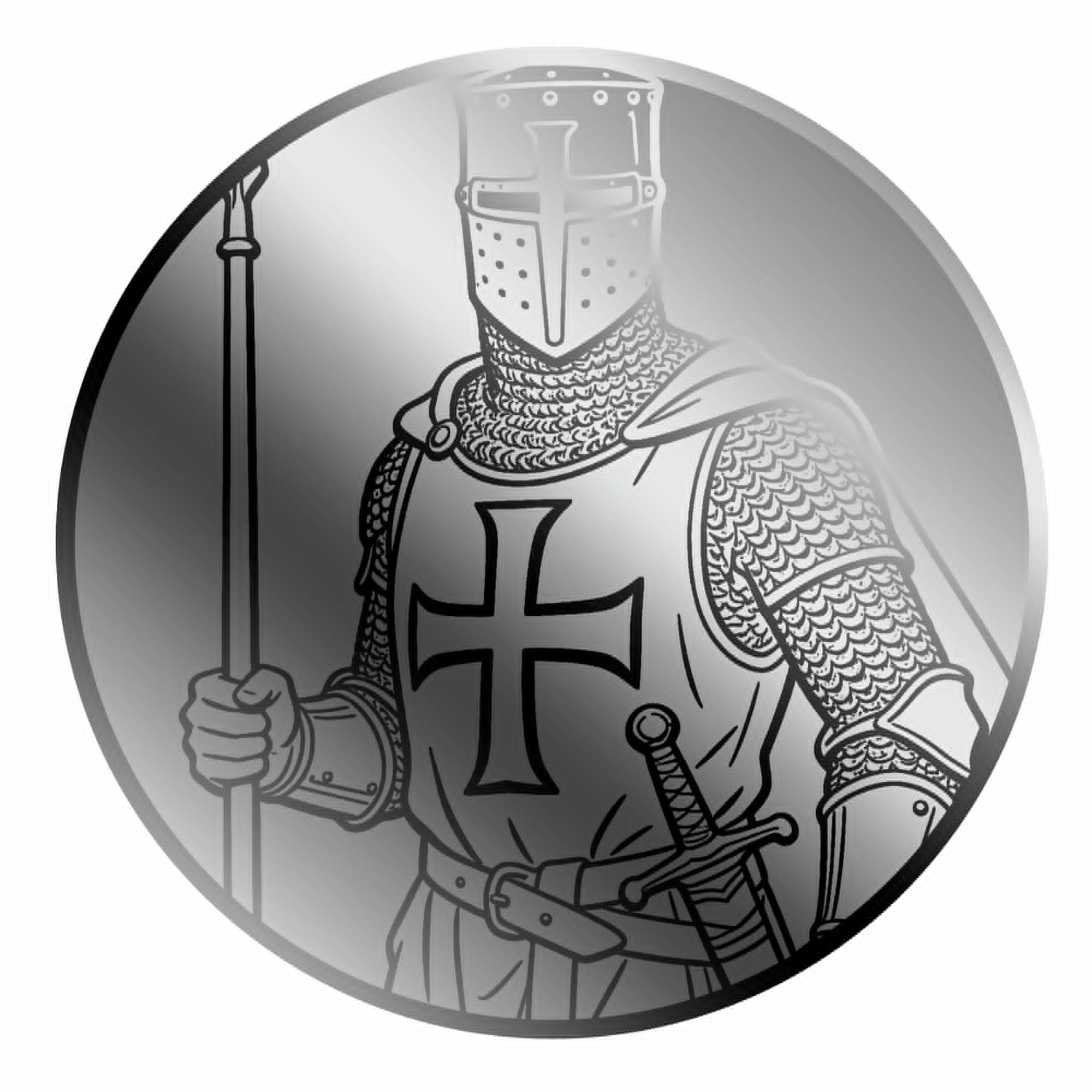 2026 Liberia Siege of Jerusalem 1/500 oz .999 Platinum Coin in Card