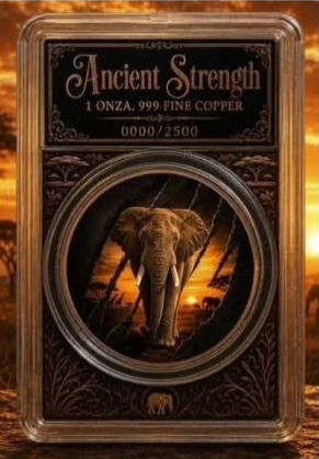 Thumbnail: High Relief African Wildlife Copper in Slab (Set of 4)