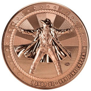 Scottsdale GUNSLINGER 1oz Copper (Tube of 20)