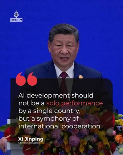 XI speaks on AI, global governance and no new historical injustices