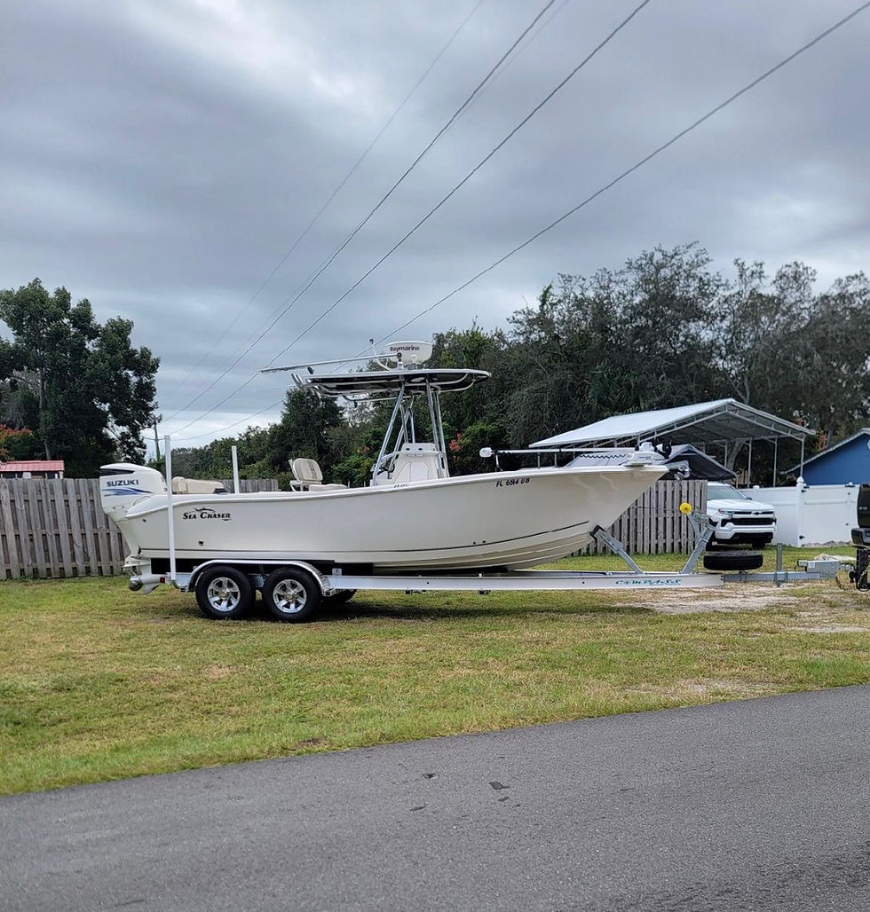 Thumbnail: 12,000 GVWR 26-32  FT Heavy Duty Dual Axle Aluminum Boat Trailer