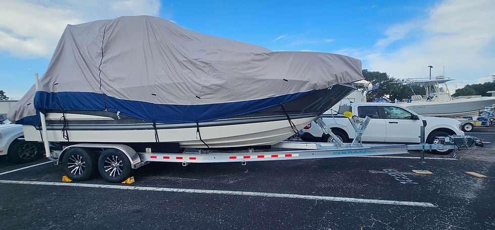 Thumbnail: 12,000 GVWR 26-32  FT Heavy Duty Dual Axle Aluminum Boat Trailer