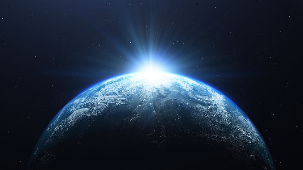 Earth-planet-viewed-from-space-,-3d-rend