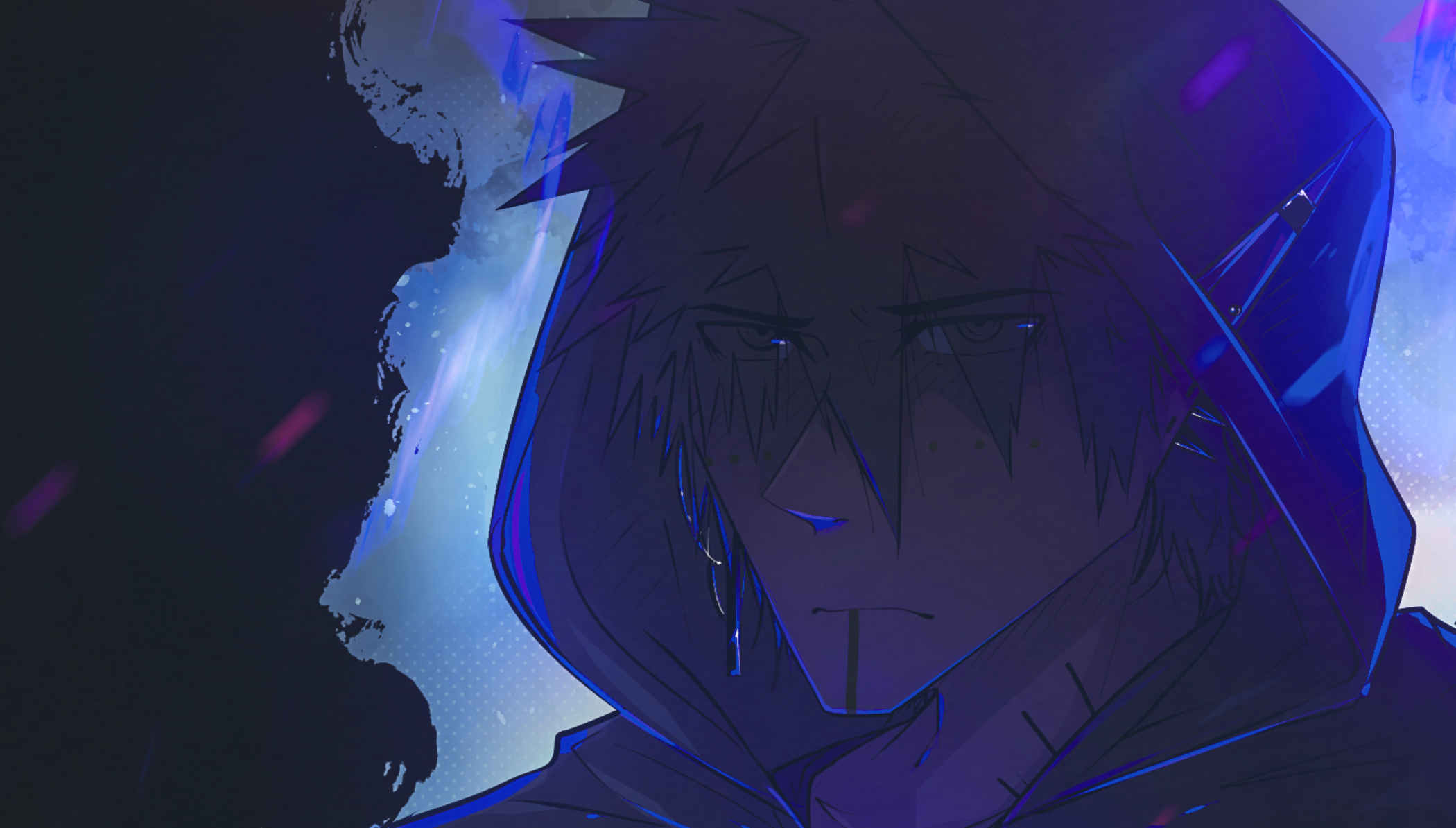 Promotional Artwork of Lucian Oren Lacer, main protagonist from Studio Kane's animated series OUTLIER