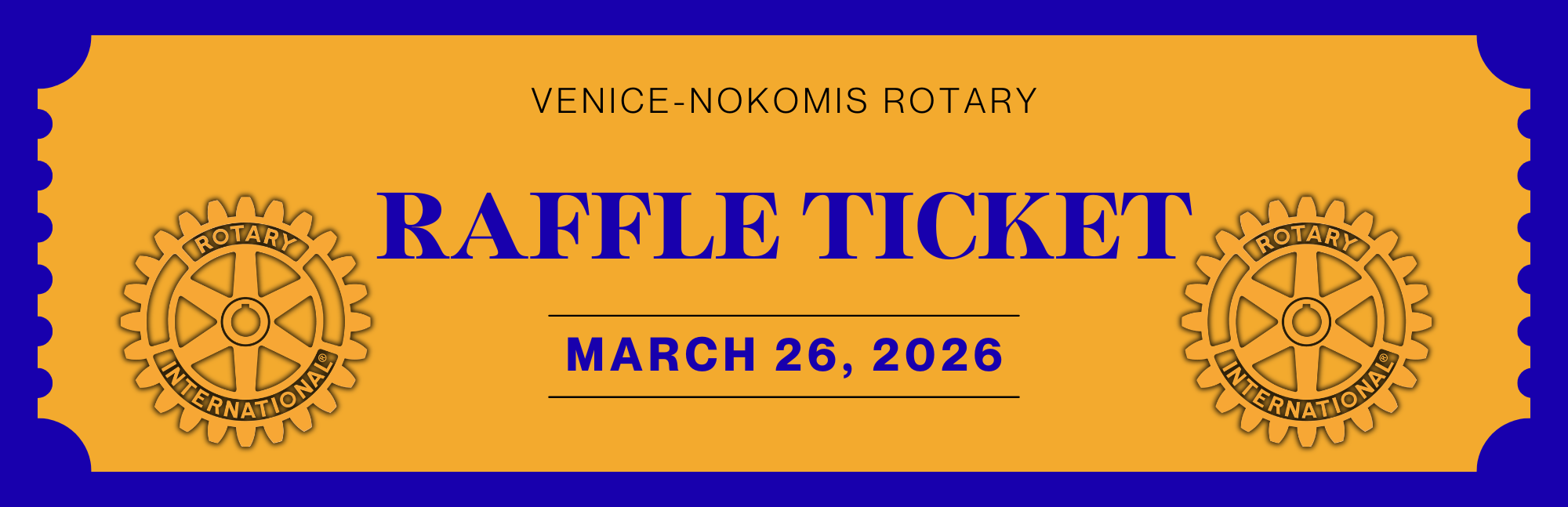 Annual Cash Raffle - SingleTicket for $60