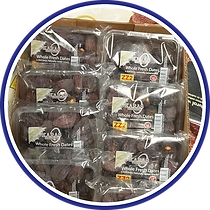 Dates packed in trays