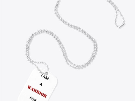 Dog Tags - WARRIOR For Christ (Basic)