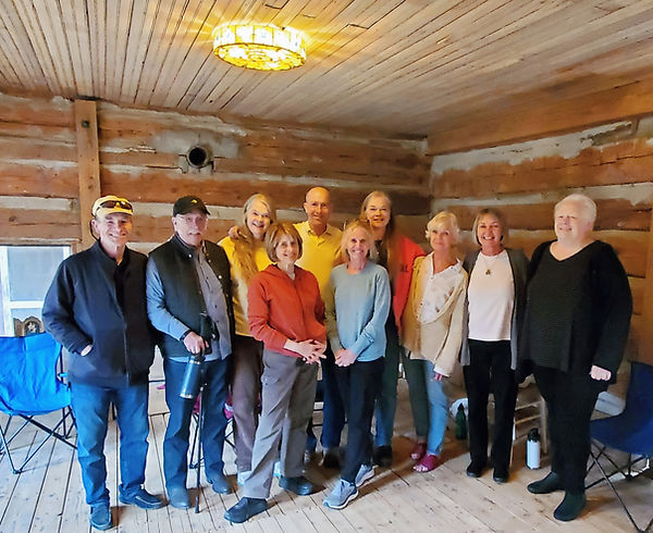 a group picture of Sacred Heart Healing community members who came together for soulful conversation and celebration