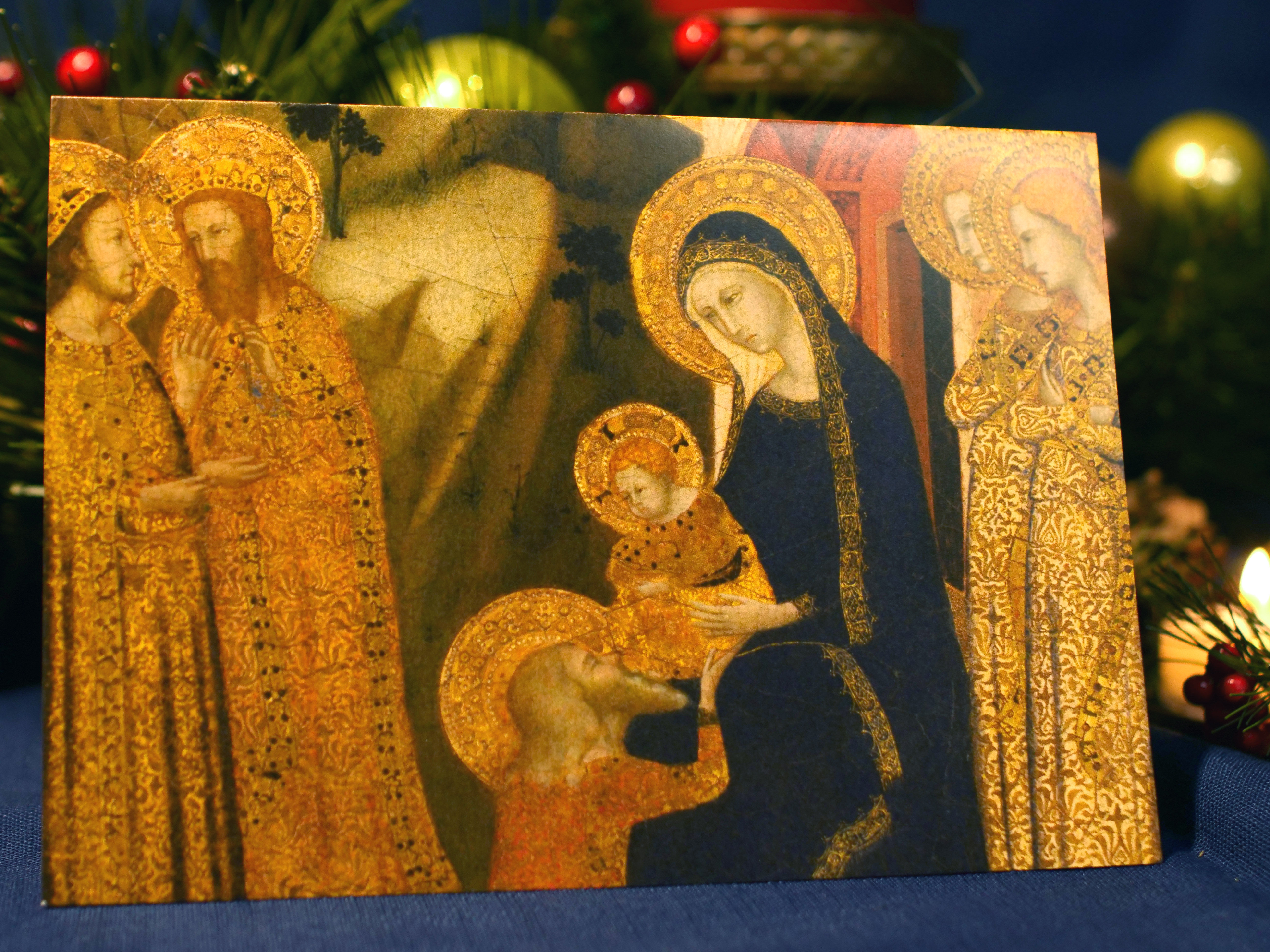 Adoration of the Magi Christmas Card - Giotto inspired