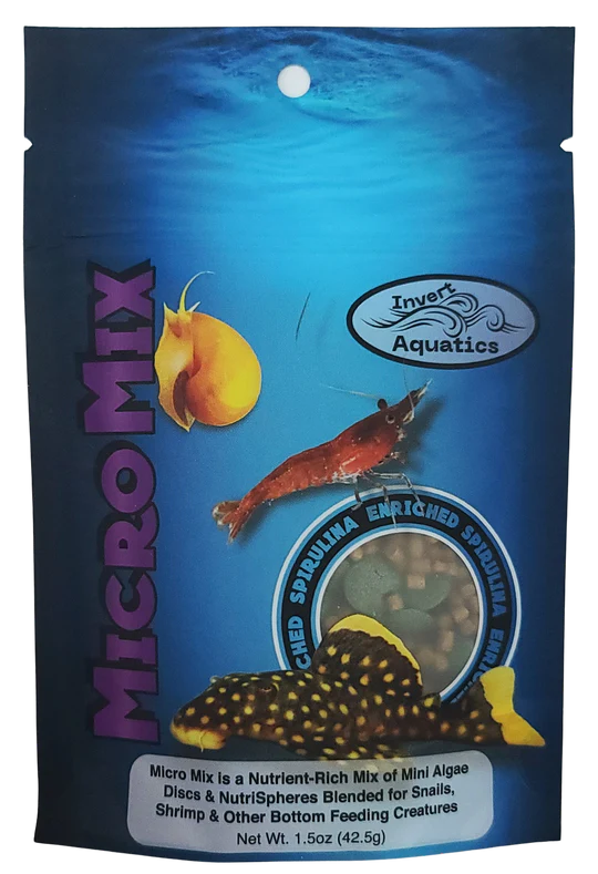 Micro Mix -  Snails, Shrimp & Bottom Feeding Fish 1.5 oz