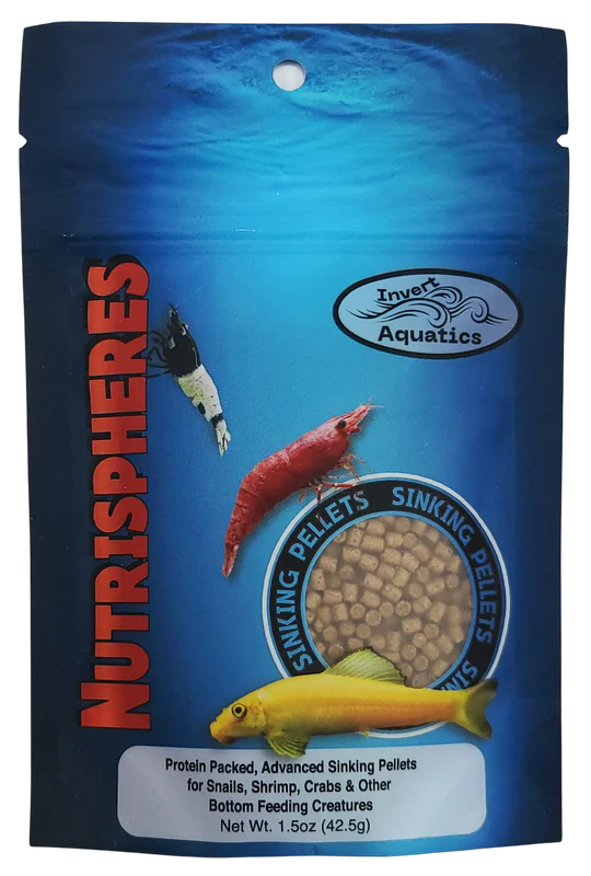 Thumbnail: NutriSpheres - Snails, Shrimp & Bottom Feeding Fish 1.5 oz