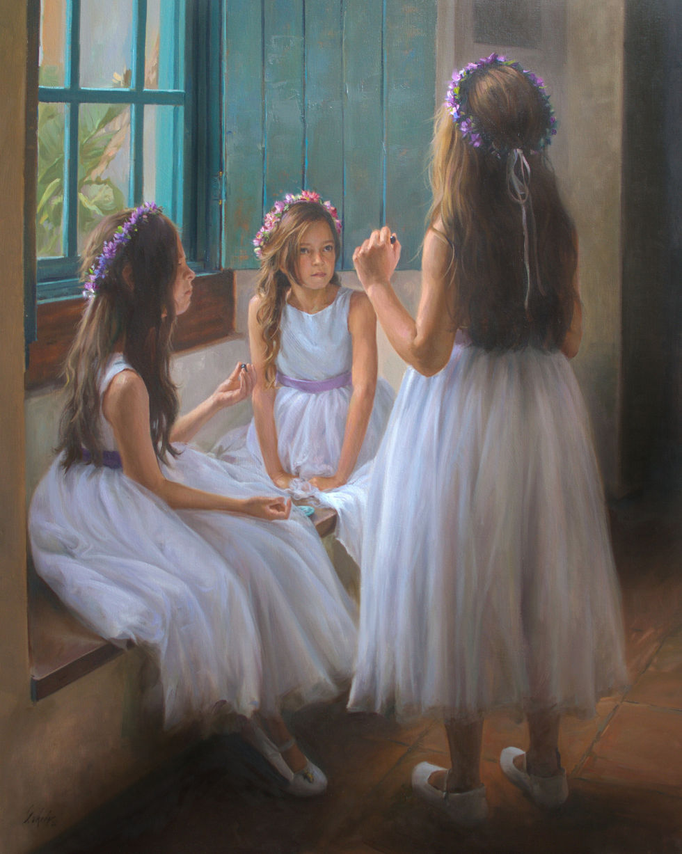 Little ladies 80x100cm