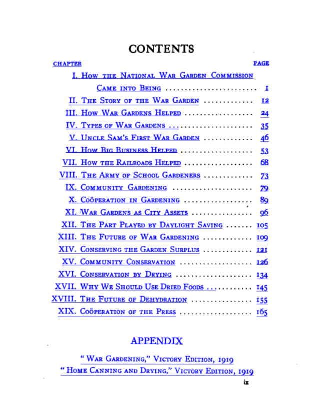 war gardening victory edition 1919