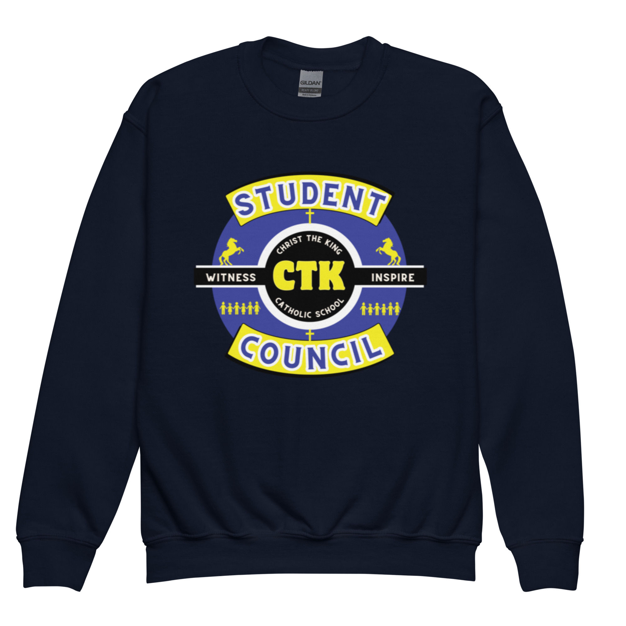 Kids Student Council Crew sweatshirt