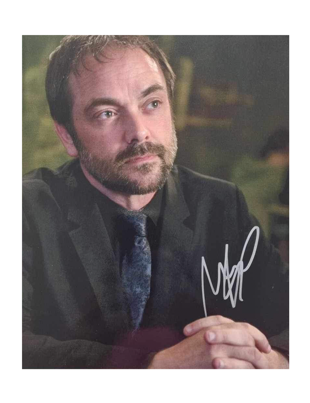 8x10 Supernatural Print Signed by Mark Sheppard