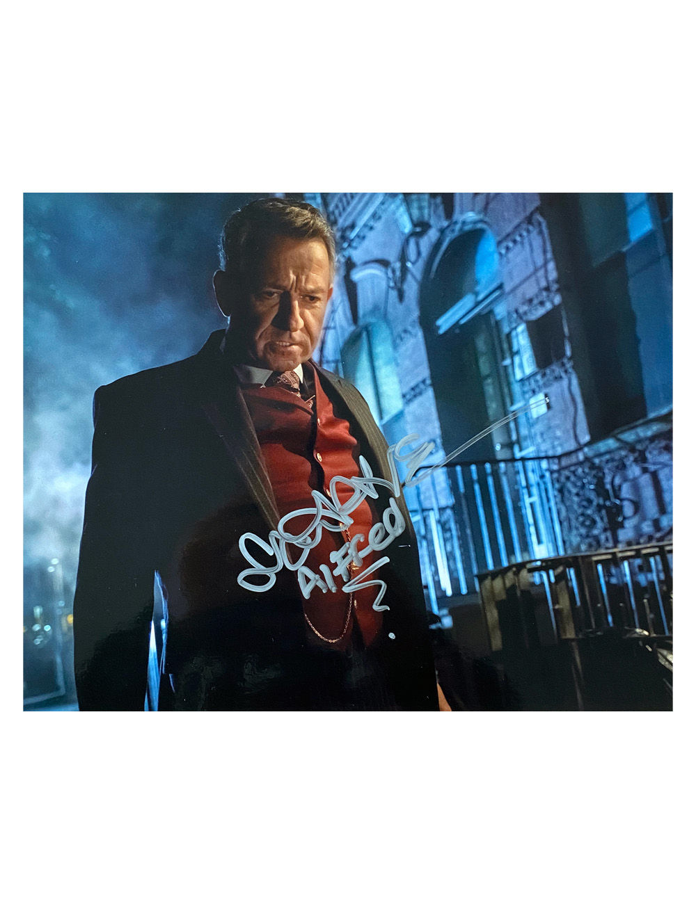 10x8" Gotham Print Signed by Sean Pertwee