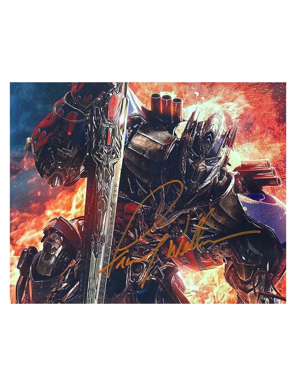 10x8" Transformers Print Signed by Frank Welker