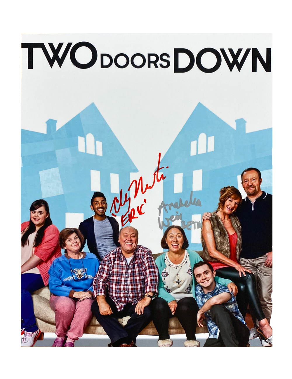8x10" Two Doors Down Promo Print Signed by Alex Norton, Arabella Weir