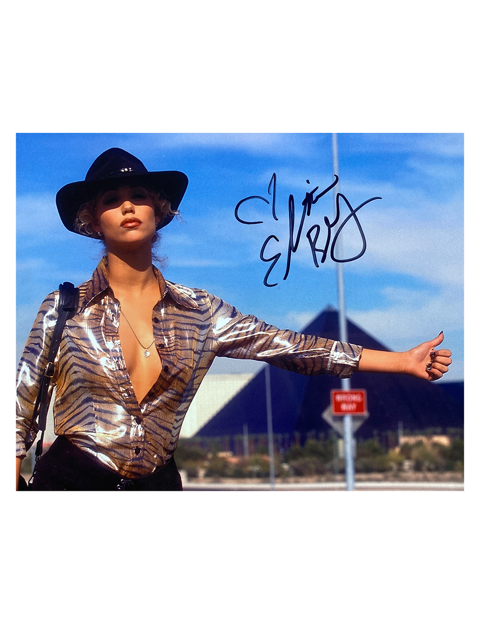 10x8 Showgirls Print Signed by Elizabeth Berkley
