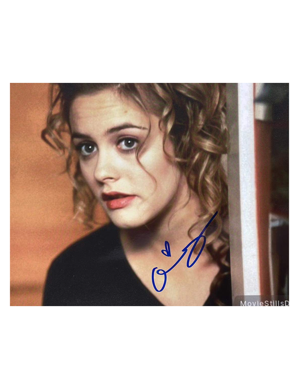 10x8" Blast from the Past Close Up Print Signed by Alicia Silverstone