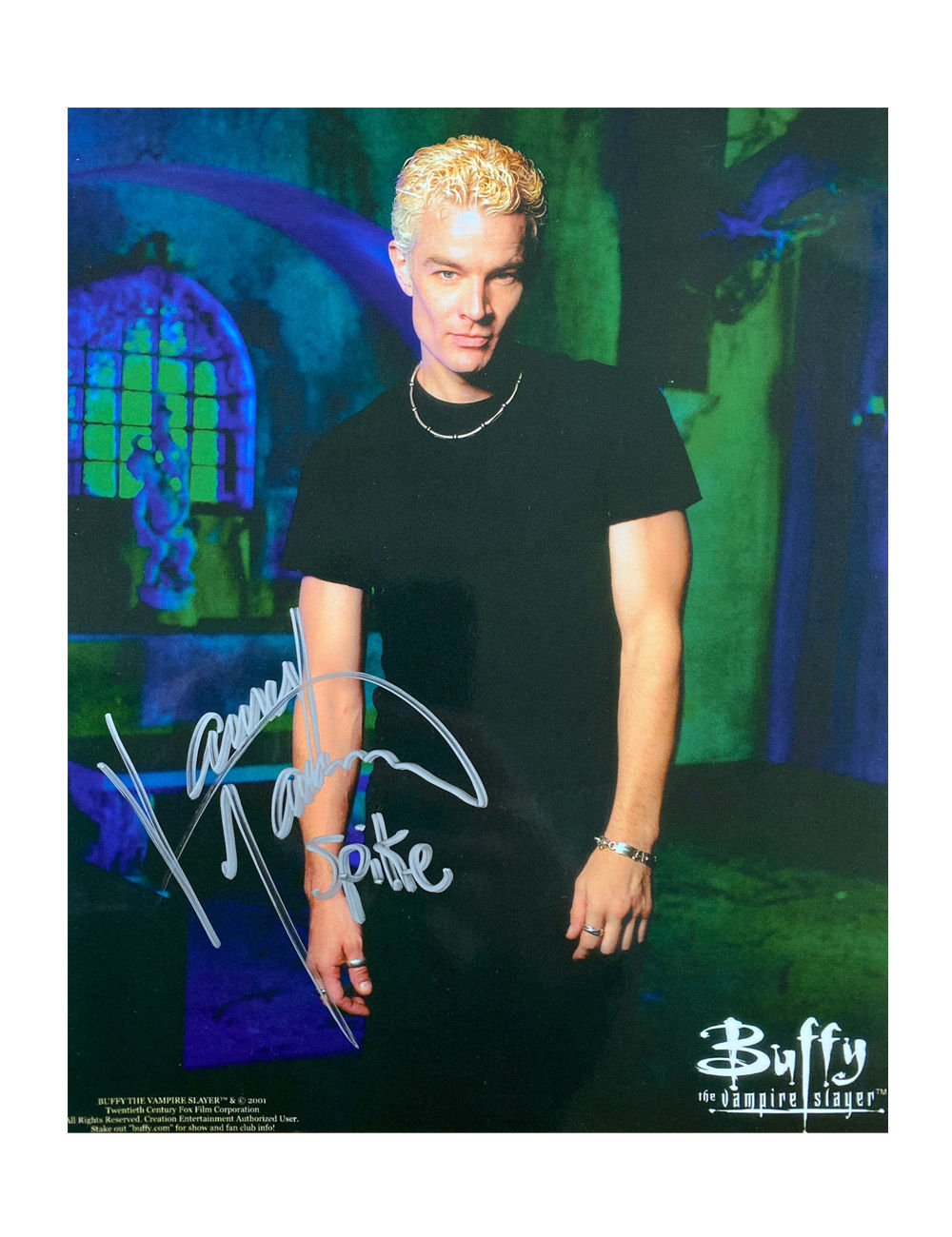8x10" Buffy Print Signed by James Marsters with Character Name