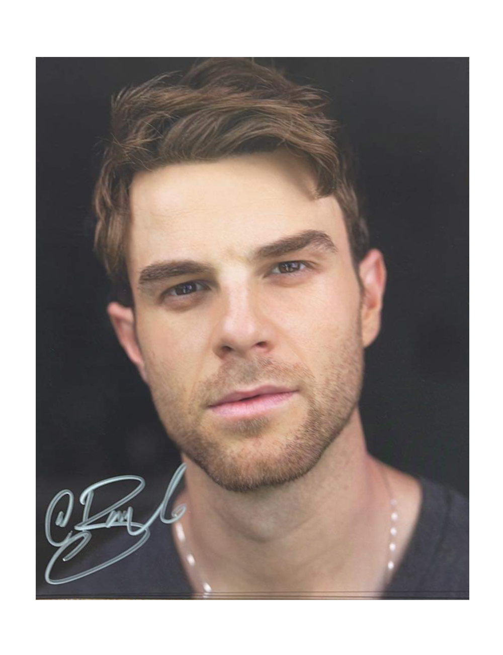 8x10 print signed by Nathaniel Buzolic