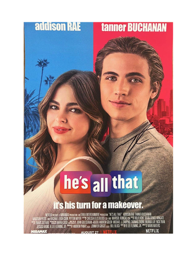 A3 He s All That Poster Signed By Tanner Buchanan Action Force Toys