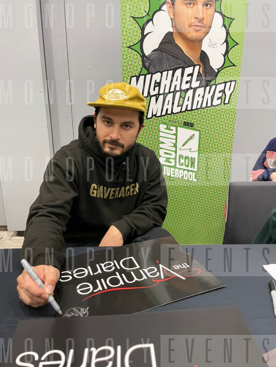 Thumbnail: A3 Vampire Diaries Poster Signed by Twelve Cast Members in Silver