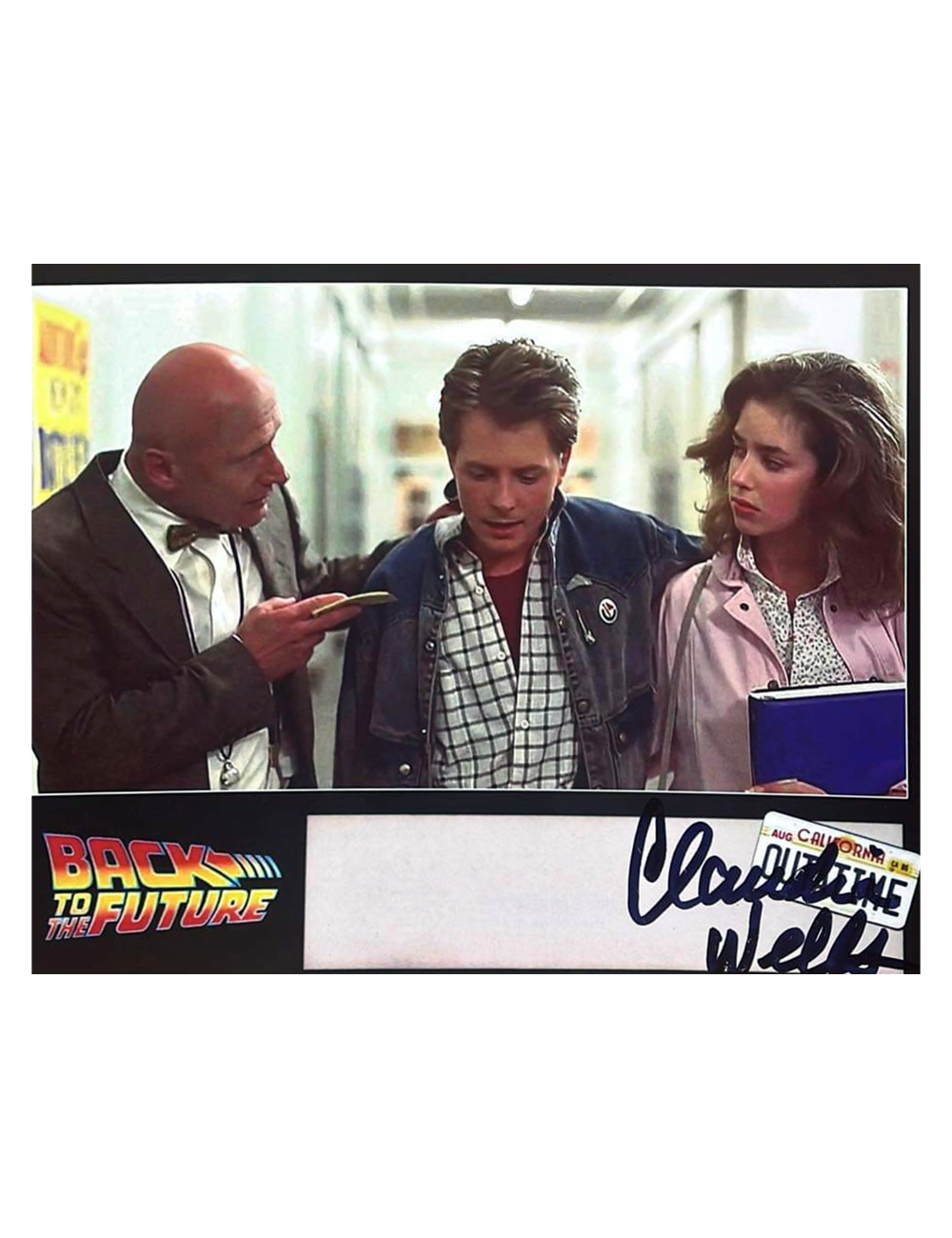 10x8" Back to the Future Print Signed by Claudia Wells