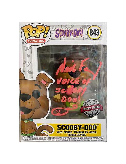 Scooby-Doo Funko #843 Signed by Neil Fanning Action Force Toys - Main Image