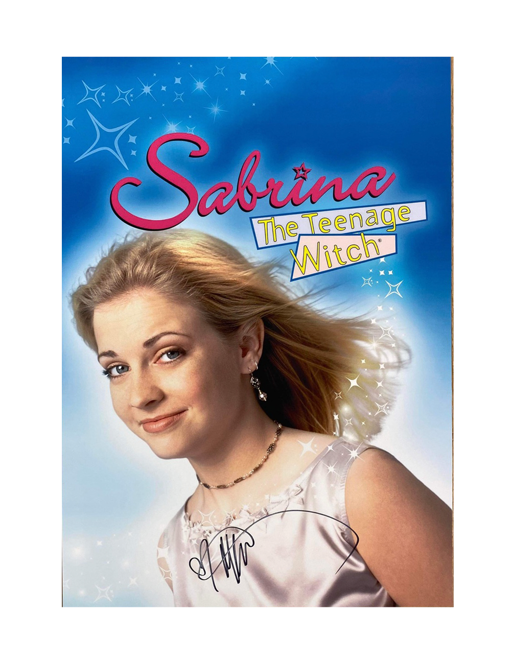 A3 Sabrina The Teenage Witch Poster Signed by Melissa Joan Hart