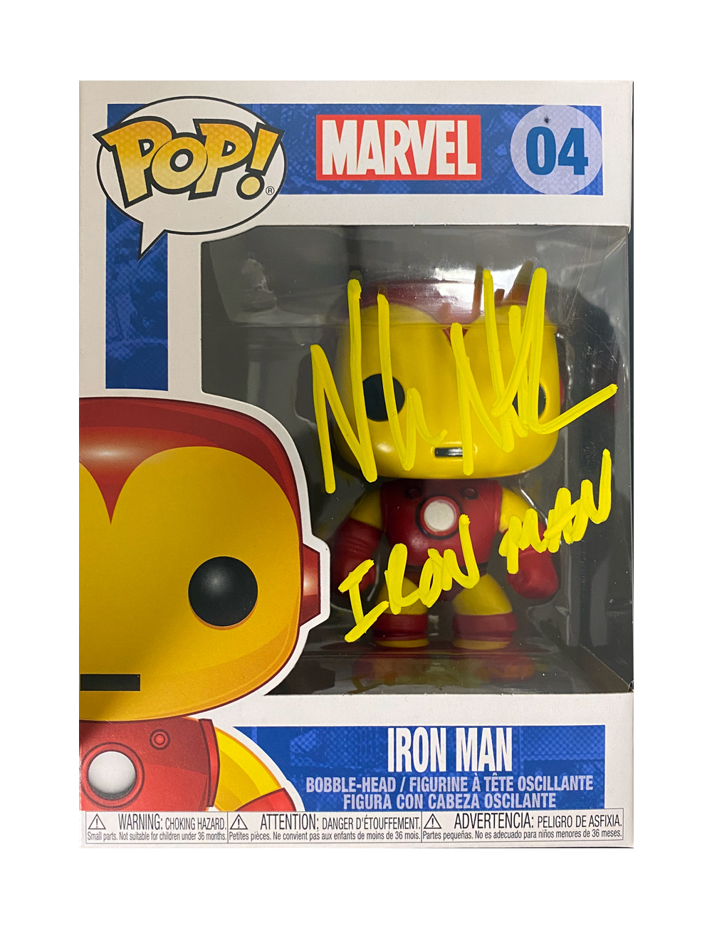 Iron Man Funko #04 Signed by Nolan North