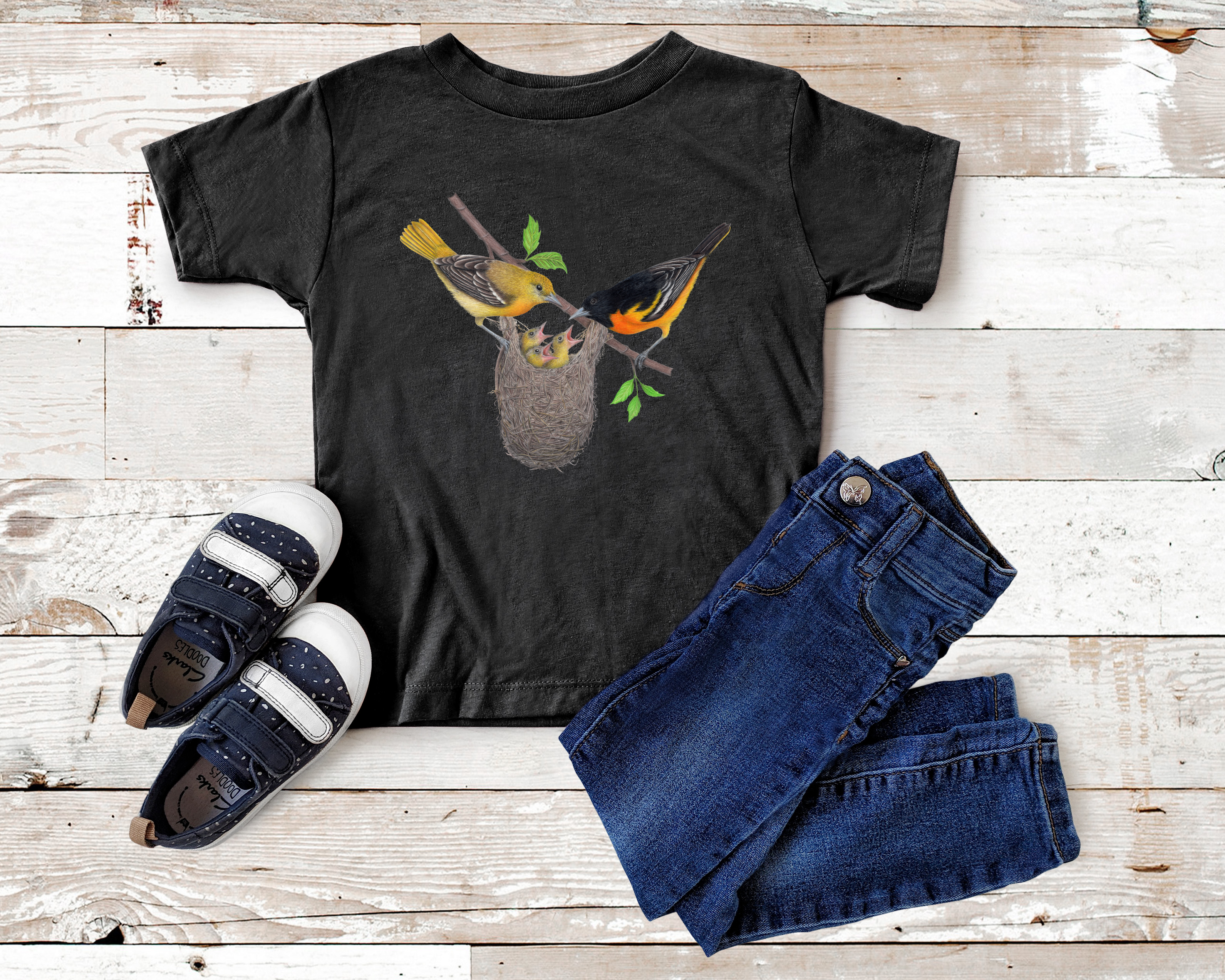 Baltimore Oriole Family - Youth T-shirt