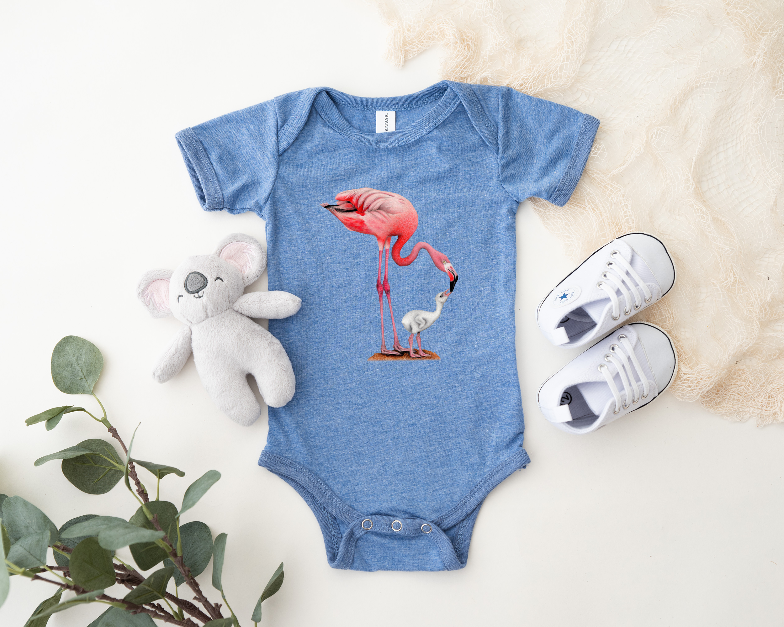 American Flamingo - Baby One Piece