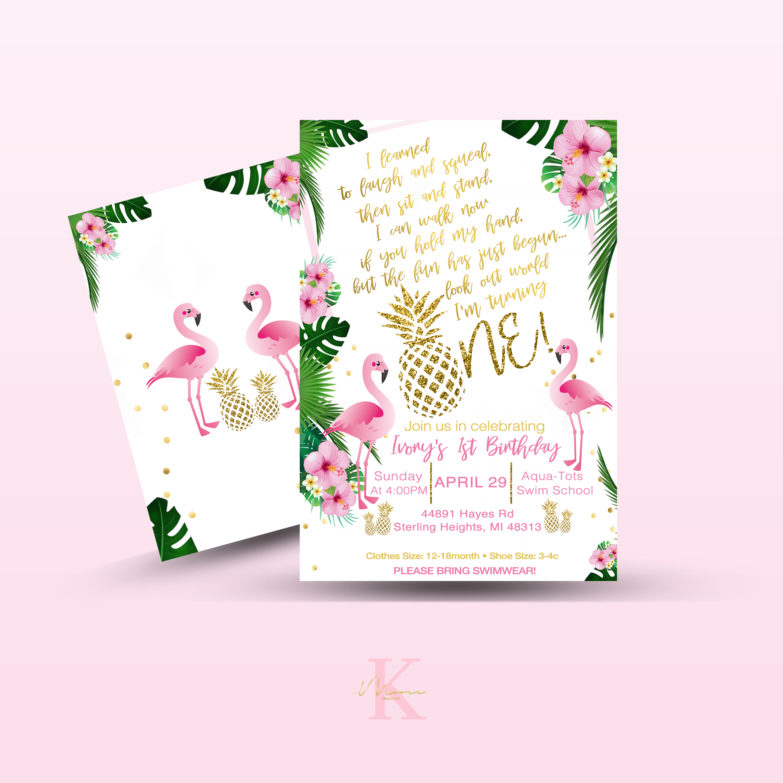 5x7 Invitation