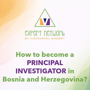 How to become a Principal Investigator in Bosnia and Herzegovina?