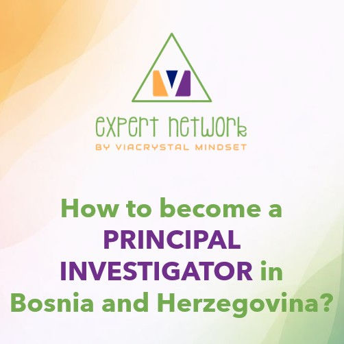How to become a Principal Investigator in Bosnia and Herzegovina?