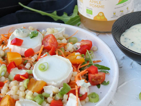 Parelcouscous met geitenkaas