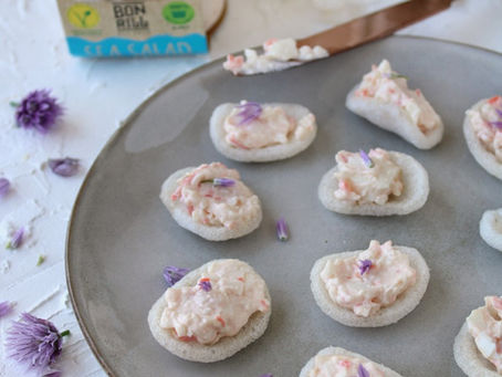 Kroepoek hapje met krab