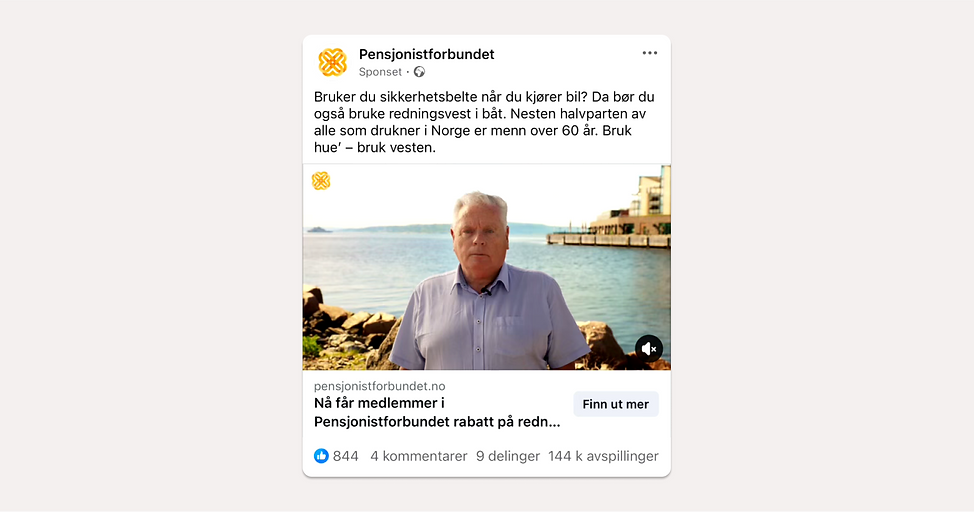Vi lagde Facebook annonser